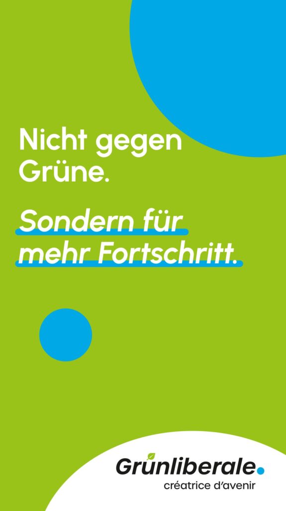 glp-Kamapgne «Fürs Dafürsein» – Eine Kampagne der positiven und lösungsorientierten Haltung